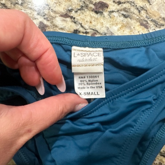 L*space, blue XS bikini bottom - Picture 2 of 2